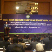 Ka.Kanwil Bengkulu Ikuti Rakernas Kementerian Agama di Jakarta 