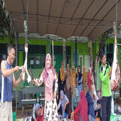 MTsN 2 Kota Bengkulu Laksanakan Penyembelihan Hewan Kurban