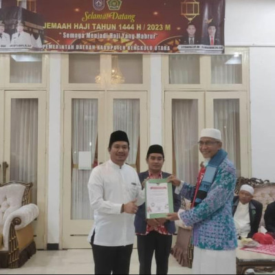 Jamaah Haji Bengkulu Utara Tiba dengan Selamat
