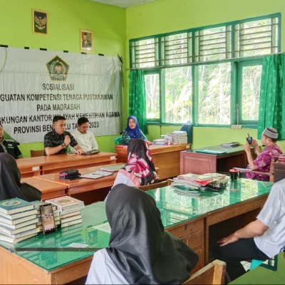 MTsN 2 Bengkulu Tengah Terima Kunjungan dari Seksi Tenaga Kependidikan Kanwil Kemenag Provinsi Bengkulu