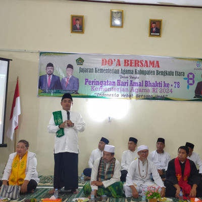 Peringati HAB ke-78, Kemenag Bengkulu Utara Gelar Tasyakuran dan Doa Lintas Agama