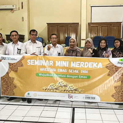 Guru dan Staf TU MAN 1 Kota Bengkulu Ikuti Seminar Mini Merdeka Investasi Emas Sejak Dini