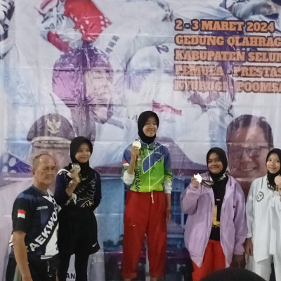 MTsN 2 Kota Bengkulu Raih Tiga Medali Taekwondo