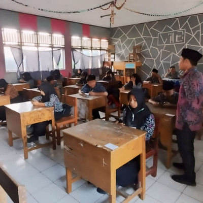 Hari Pertama, Asesmen Madrasah MTs Negeri 01 Kepahiang Berjalan Sukses