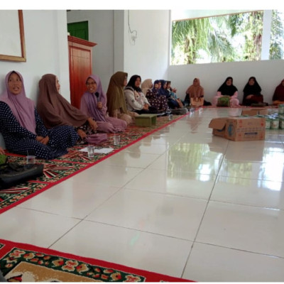 Acara Halal bihalal Fatayat dan Muslimat Kecamatan Semidang Alas