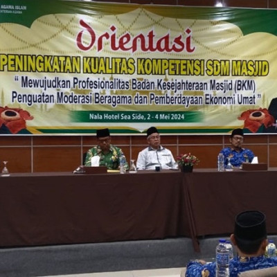 Kakanwil Ajak BKM Manfaatkan Teknologi Demi Meningkatkan Kesejahteraan Masjid