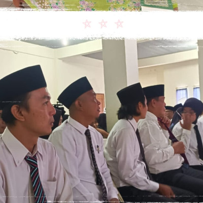 Kasi Bimas Islam Kantor Kemenag Seluma Sebagai Petugas  Rohaniawan pada Pelantikan PPK Se-Kabupaten Seluma