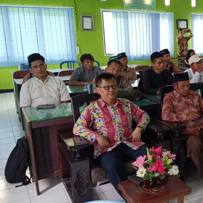Kepala KUA Kecamatan Sukaraja Menghadiri Rapat Persiapan MTQ Di Aula Kemenag Kabupaten Seluma