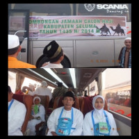 134 JCH Kabupaten Seluma Menuju Asrama Haji Bengkulu