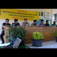 Dukung Pembangunan Kecamatan Ka. KUA Giri Mulya Ikuti Musrembang