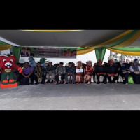 Penyambutan Kontingen Jawa Timur Dalam ajang (KSM) Tingkat Nasional Di Bengkulu