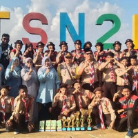 MTsN 1 Kota Bengkulu Juara Umum Perkemahan Lintas Generasi