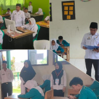 Kakan Kemenag Bengkulu Utara Pantau Pelaksanaan Ujian Madrasah Tahun 2023