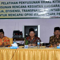 Kakanwil  Buka Pelatihan RKAKL di Jajaran Kanwil Kemenag Provinsi Bengkulu 2010
