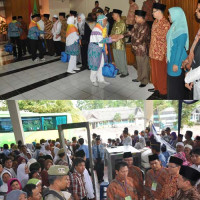 Kakanwil Lepas Keberangkatan Jamaah Haji Bengkulu