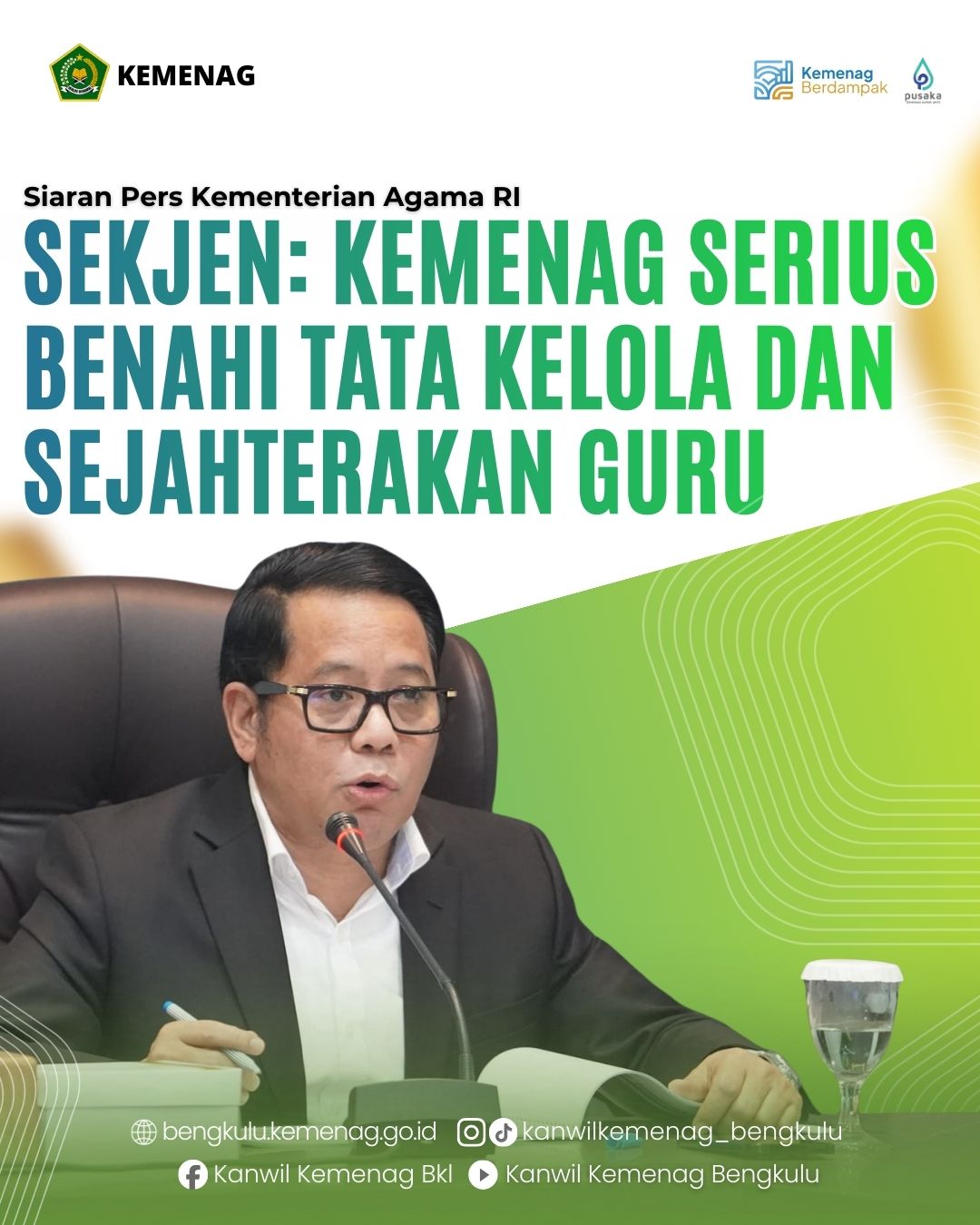 Sekjen Benahi Tatakelola dan sejahterakan guru