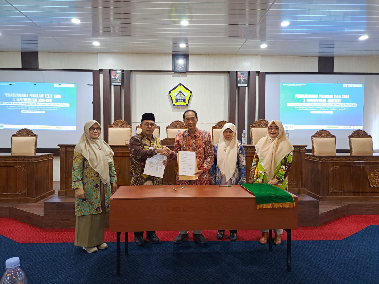 Perkuat Sinergi Akademik, Kanwil Kemenag Bengkulu dan FISIP UNIB  Tandatangani PKS