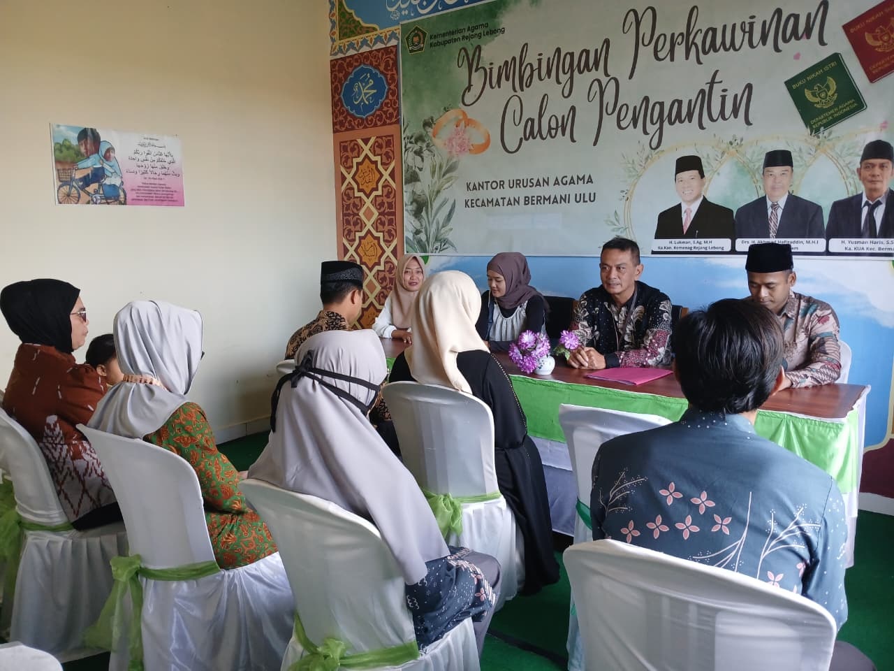 Gandeng Puskesmas, KUA Bermani Ulu Bekali Calon Pengantin Edukasi Kesehatan Reproduksi