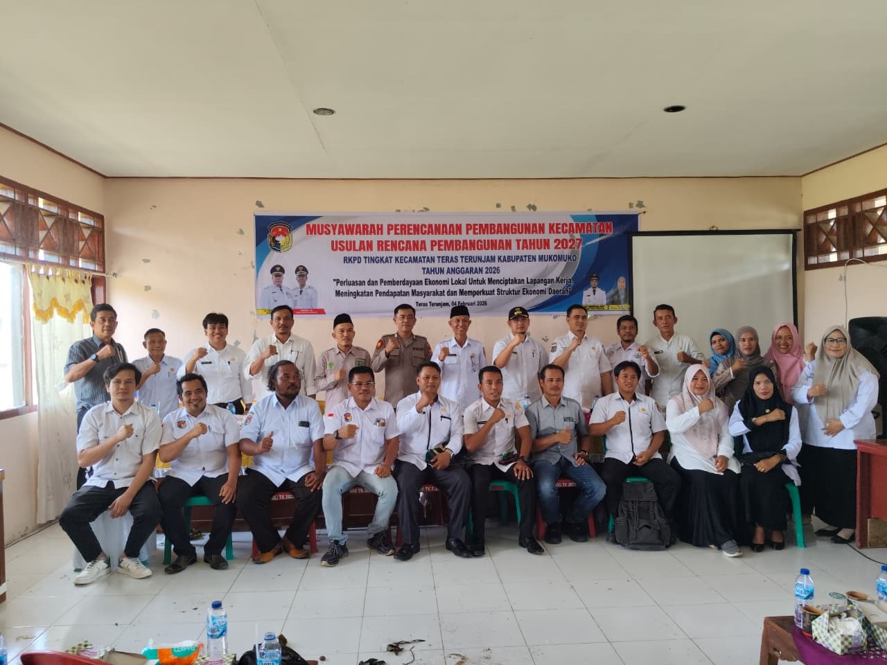 Perkuat Sinergi Lintas Sektoral, Kepala KUA Teras Terunjam Hadiri Musrenbangcam 2026