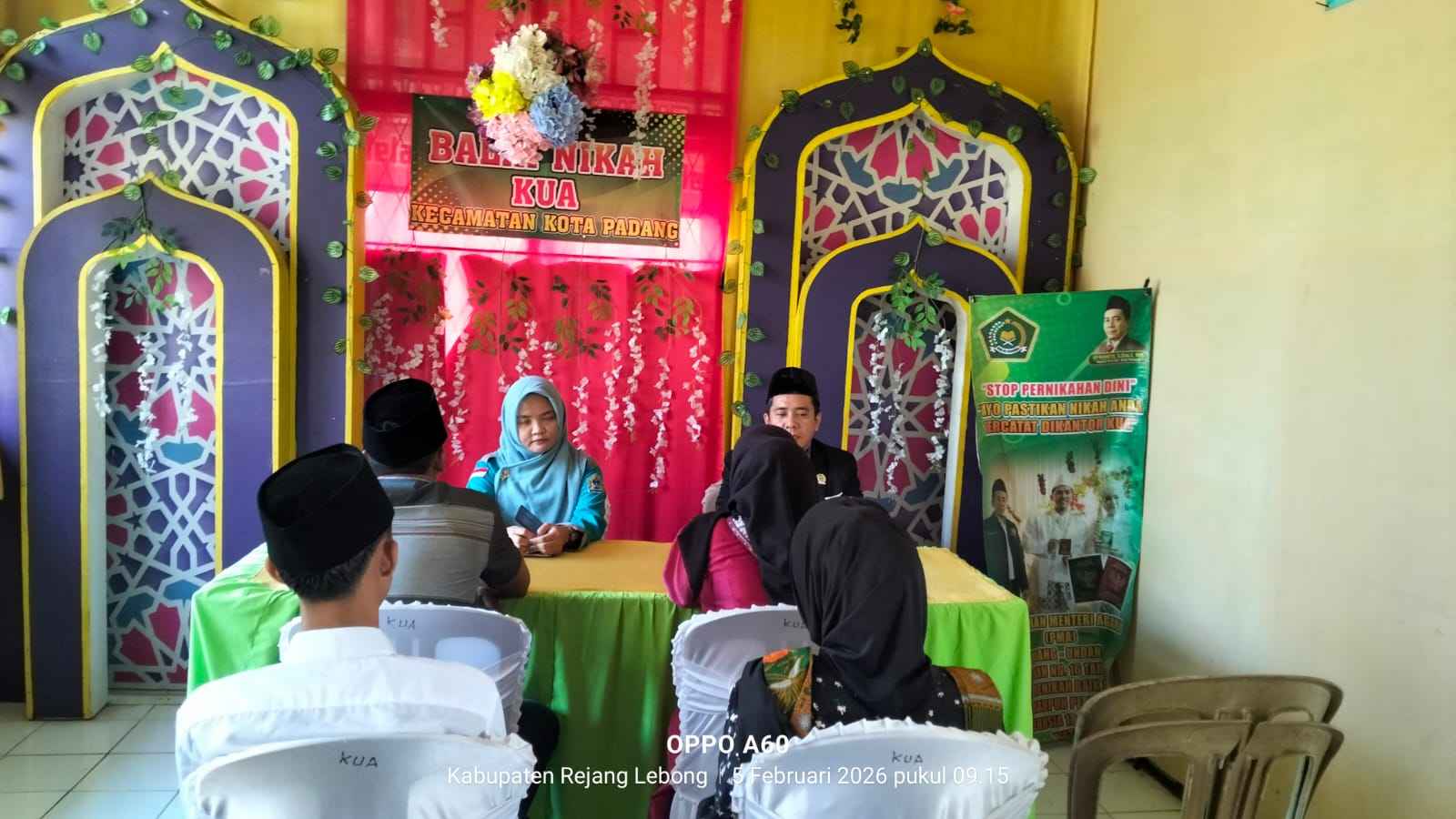 Siapkan Rumah Tangga Sehat Sejak Awal, KUA Kota Padang Bersama BKKBN Bina Calon Pengantin