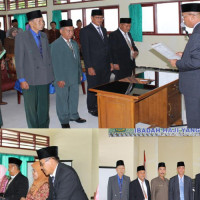 Pelantikan Kepala Madrasah Di Kemenag Kepahiang