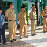 Apel Pagi, Pegawai Kanwil Kemenag Bengkulu Laporkan Hasil Kerja Harian 