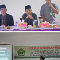 Kemenag Lebong Adakan Pembinaan Mustahik