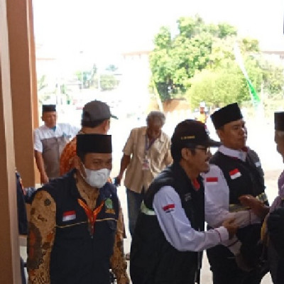 385 Jamaah Calon Haji berdatangan ke asrama Haji