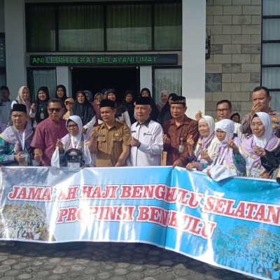 Hore…! Bengkulu Selatan Berangkatkan CJH Kouta Tambahan Tahun 2023