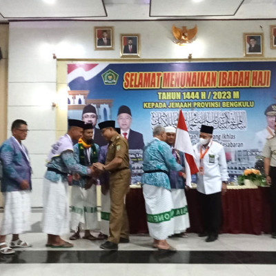 Kloter Terakhir Jamaah Calon Haji Bengkulu Telah Berangkat Meninggalkan Bengkulu