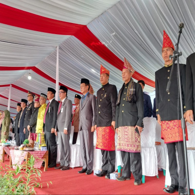 HUT Benteng Ke 15 Tahun, Kepala Kemenag Benteng Hadiri Upacara Bendera