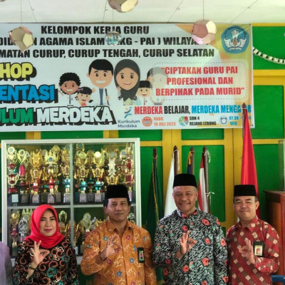 Workshop KKG PAI, Kakan Kemenag : Hadirkan, Kembangkan Pengalaman Belajar yang Lebih Menantang