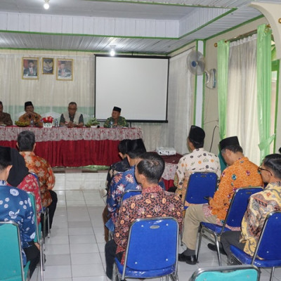 Rakor Percepatan Sertifikasi Tanah Wakaf, Kakan Kemenag RL : Untuk Kepastian Hukum”