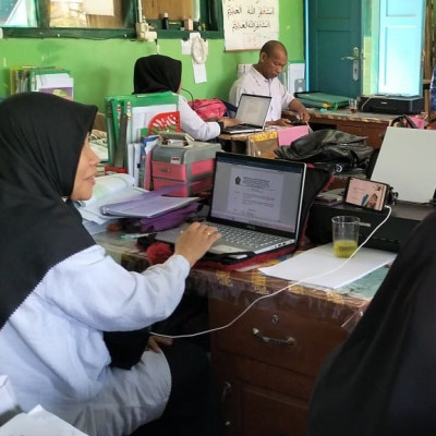 Tindak Lanjut AKMI 2023, 2 Pengawas AKMI MIN 1 Bengkulu Tengah Ikuti Diklat Online