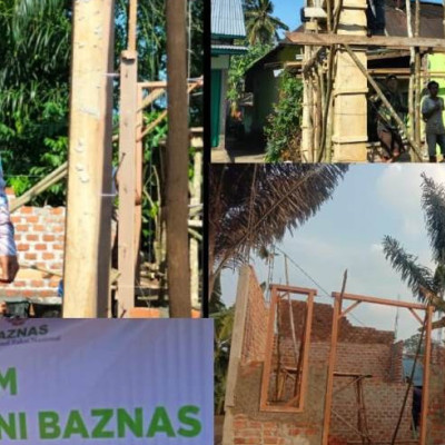 Berkat Sinergi KUA BINDURIANG dan BAZNAS, 3 Kepala Keluarga Dapat Program “Bedah Rumah”