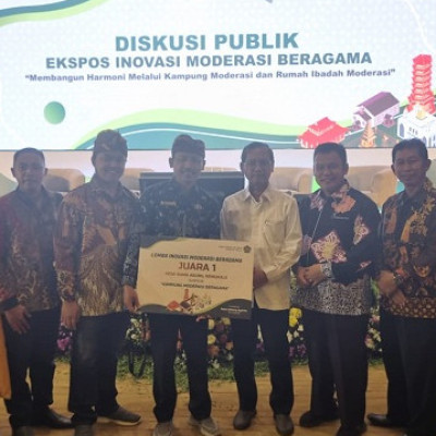 Kepala Bagian  Tata Usaha Kanwil Kemenag Provinsi Bengkulu  Hadiri Diskusi Publik Expos Inovasi Moderasi Beragama