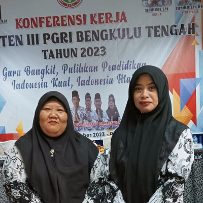 Kepala MIN 4 Bengkulu Tengah Hadiri KONKERKAB III PGRI Bengkulu Tengah