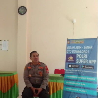 Dewan Guru MIN 1 Kepahiang Terima Sosialisasi Aplikasi Super Apss Polri