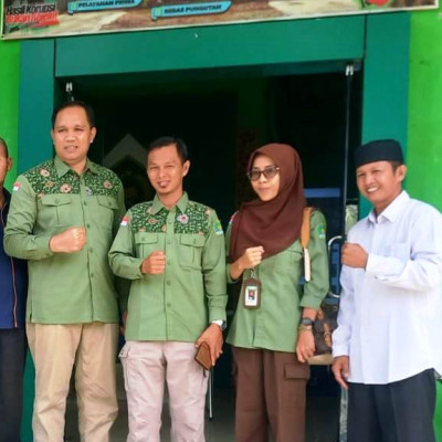 KUA Pondok Kelapa Terima Tim Monev Humas Kanwil Kemenag Prov.Bengkulu