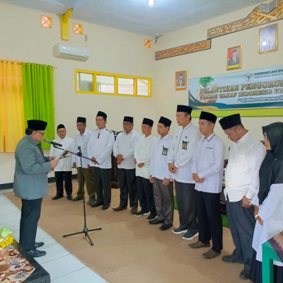 Pelantikan Pengurus Perwakilan Badan Wakaf Indonesia (BWI) Kabupaten Mukomuko Periode 2023-2026.