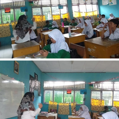 Visitasi Madrasah, Instruktur AKMI Tinjau Langsung Keadaan Kelas MTsN 01 Kepahiang