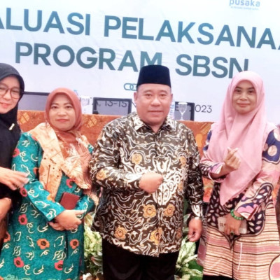 KEPALA MIN 4 BENGKULU TENGAH IKUTI KEGIATAN EVALUASI PELAKSANAAN PROGRAM SBSN