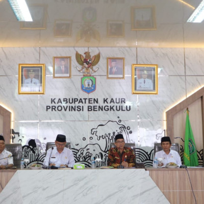 Rapat Bersama PEMDA dan LPTQ, Kakan Kemenag Kaur Harap MTQ ke- VII tingkat Kabupaten Kaur Berjalan Sukses