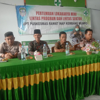 Kegiatan Lintas Sektor, KUA SAM Hadiri Kegiatan UPT Puskemas Kembang Mumpo