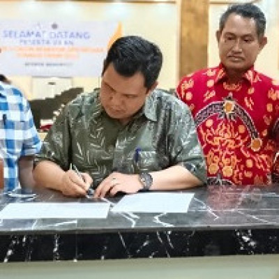 Kabag TU Kanwil Kemenag Provinsi Bengkulu Teken Berita Acara Hasil Seleksi CPPPK