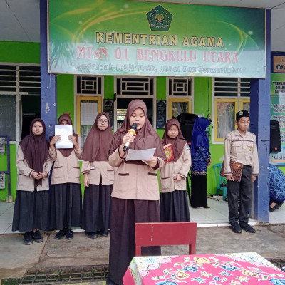 Latih siswa berdakwah, MTsN 1 BU Gelar Kegiatan Muhadharah