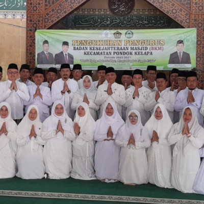 Pengukuhan Pengurus Badan Kesejahteraan Masjid (BKM) Kecamatan Pondok Kelapa Bengkulu Tengah