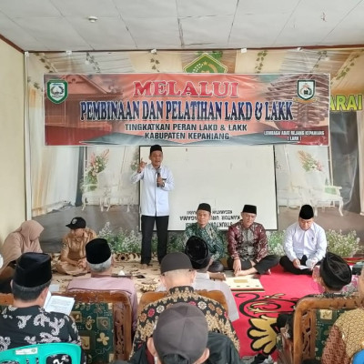 Gandeng BMA Kabupaten, KUA Tebat Karai Bina Ketua Lembaga Adat Desa Kelurahan