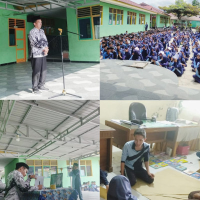 Jelang Pembagian HBS, Kamad MTsN 01 Kepahiang Apresiasi Closing Class Meeting dengan Pengarahan