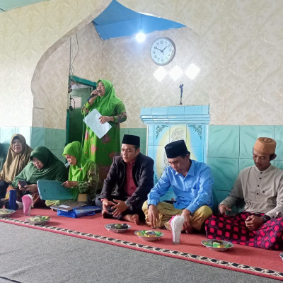 KUA Tebat Karai Bersama Muslimat NU Laksanakan Pengajian Akbar